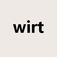 wirt是什么意思