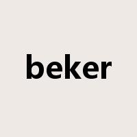 beker是什么意思