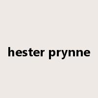 hester prynne是什么意思