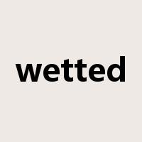 wetted是什么意思