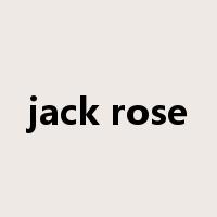 jack rose是什么意思