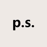 p.s.是什么意思