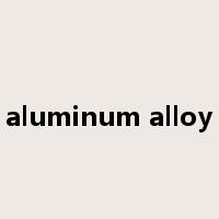 aluminum alloy是什么意思
