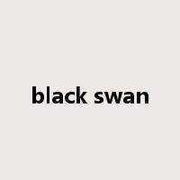 black swan是什么意思