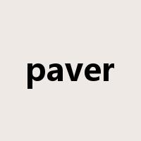 paver是什么意思