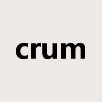 crum是什么意思