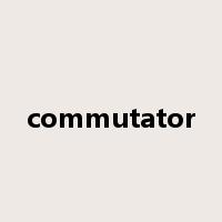 commutator是什么意思