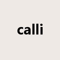 calli是什么意思