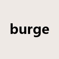burge是什么意思