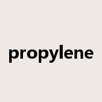 propylene是什么意思