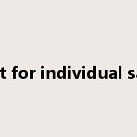 not for individual sale是什么意思