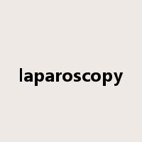 laparoscopy是什么意思