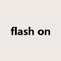 flash on是什么意思