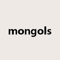 mongols是什么意思
