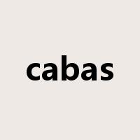 cabas是什么意思