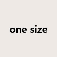 one size是什么意思
