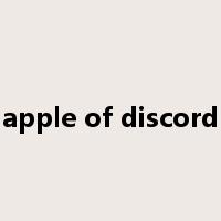 apple of discord是什么意思