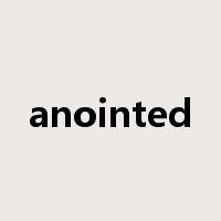 anointed是什么意思