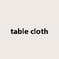 table cloth是什么意思