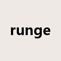 runge是什么意思