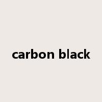 carbon black是什么意思