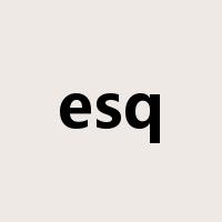 esq是什么意思