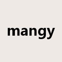 mangy是什么意思