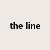 the line是什么意思