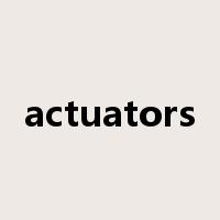 actuators是什么意思