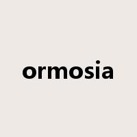 ormosia是什么意思
