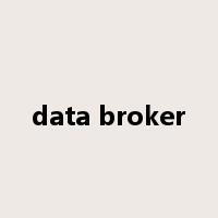 data broker是什么意思