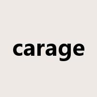carage是什么意思
