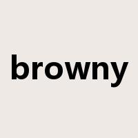 browny是什么意思