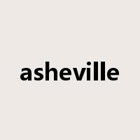 asheville是什么意思