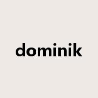 dominik是什么意思