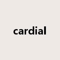 cardial是什么意思