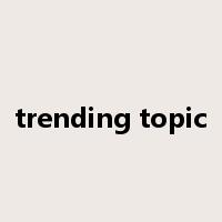 trending topic是什么意思