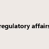 regulatory affairs是什么意思