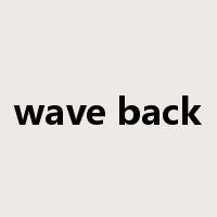 wave back是什么意思