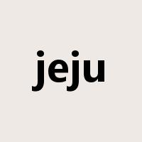 jeju是什么意思