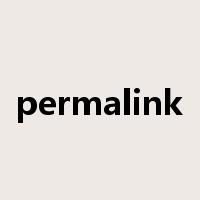 permalink是什么意思
