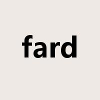 fard是什么意思