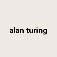 alan turing是什么意思