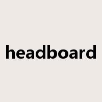headboard是什么意思