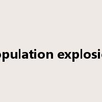 population explosion是什么意思