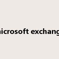 microsoft exchange是什么意思