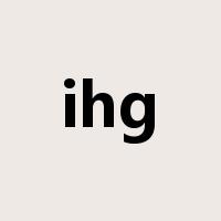 ihg是什么意思
