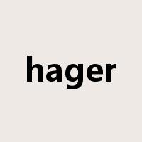 hager是什么意思