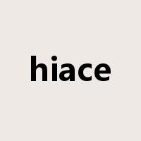 hiace是什么意思