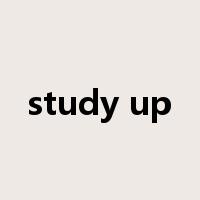 study up是什么意思